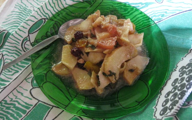 Méli-mélo de fruits d'automne, salade de fruits