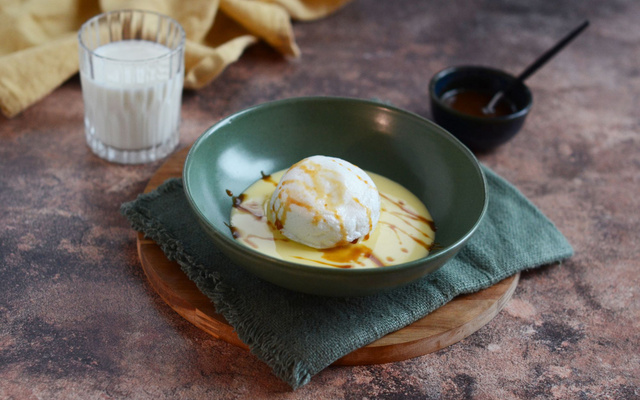 Ile flottante surprise au micro-ondes