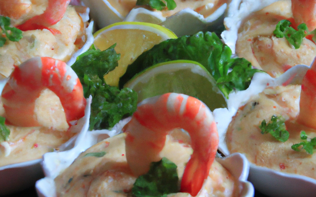 Crevettes à la crème pour apéros