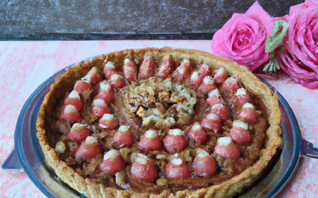 Tarte bressane aux pralines roses