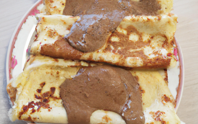 Crêpes sucrées au Nutella