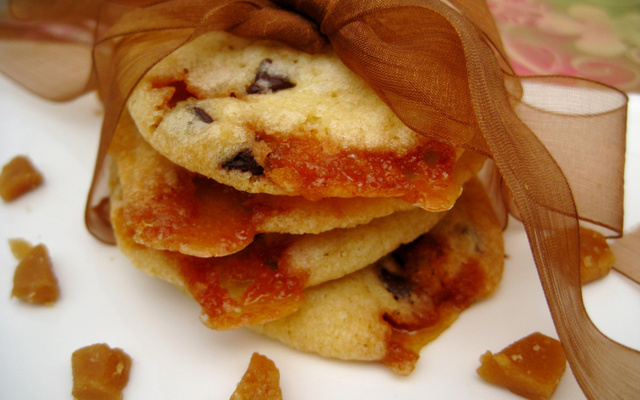 Cookies chocolat et pépites de caramel au beurre salé