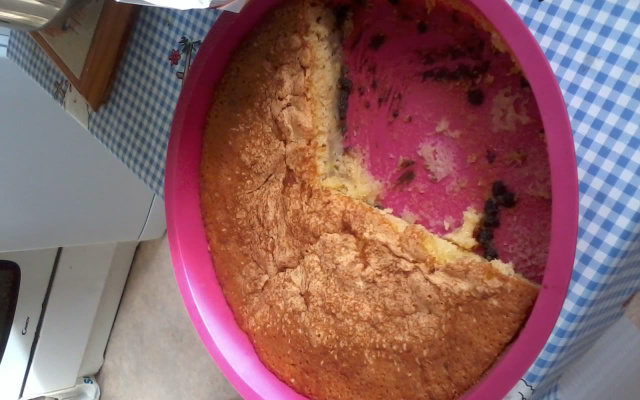 Gâteau aux pépites de chocolat noir