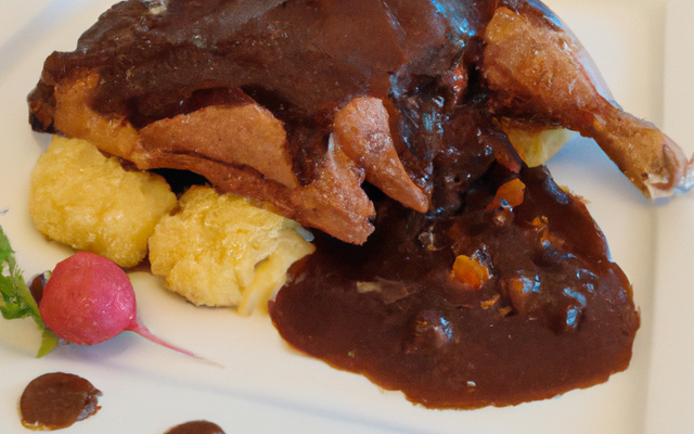 Chapon sauce chocolat