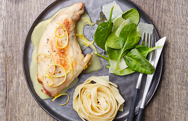 Cuisses de lapin au citron et parmesan