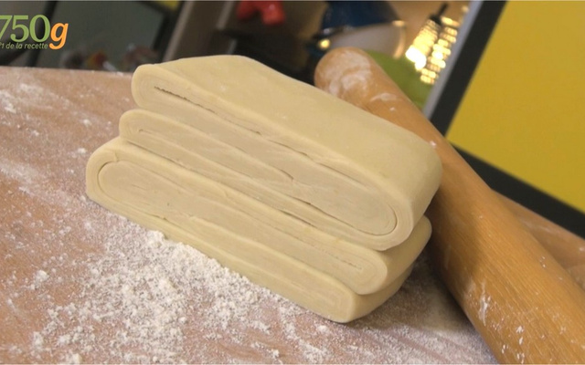 Pâte feuilletée inversée