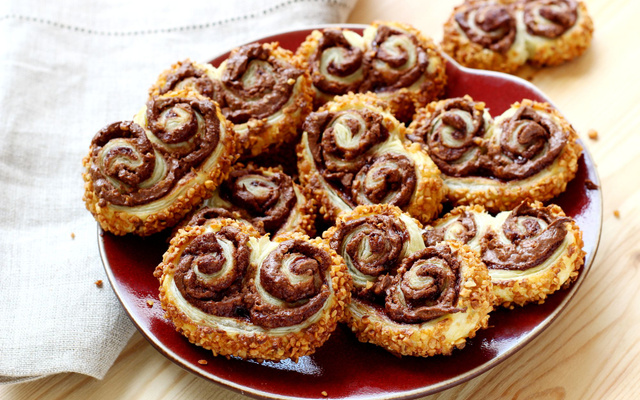 Palmiers au Nutella