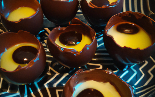 Œufs à la coque au chocolat