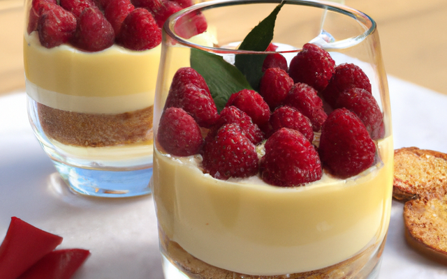 Verrine framboise sablée