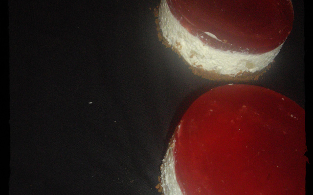 Bavarois poire framboise