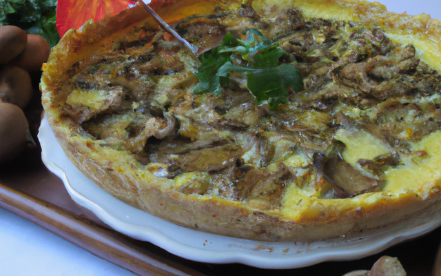 Tarte aux pleurotes