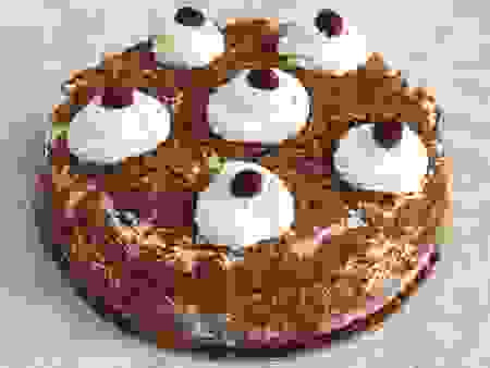 Forêt noire à l'eau de vie de mirabelles