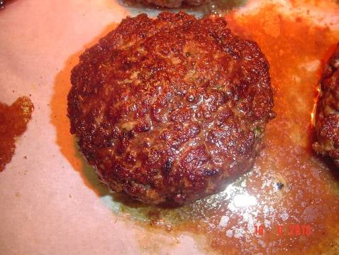 Steak haché à la poêle