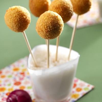 Sucettes d'escargots au chèvre et basilic