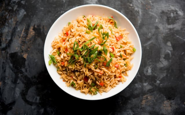 Riz sauté aux légumes au Cookeo