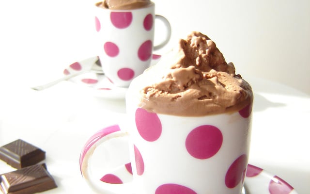 Glace chocolat au tofu soyeux