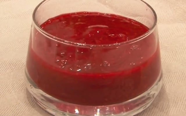 Coulis de framboises