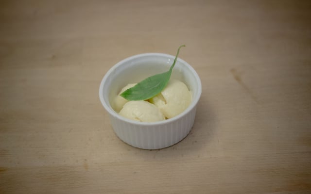 Chocolat blanc glacé