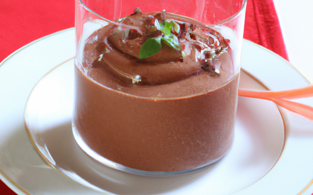 Mousse au chocolat diététique