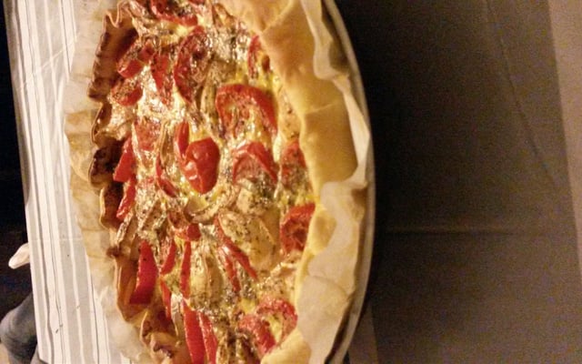 Tarte à la tomate et au chèvre