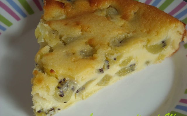 Gâteau aux kiwis maison