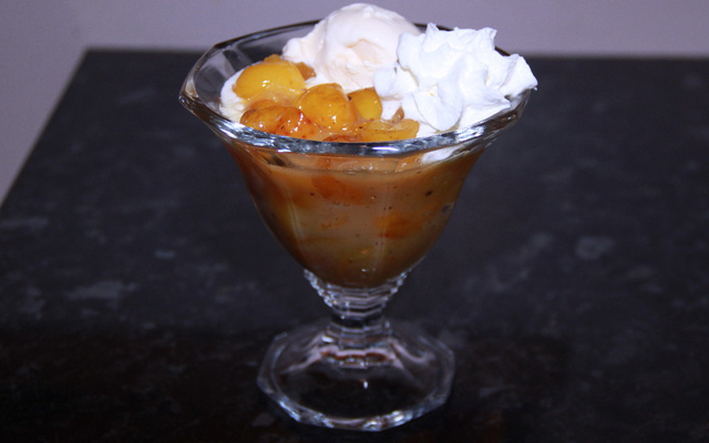 Mirabelles flambées