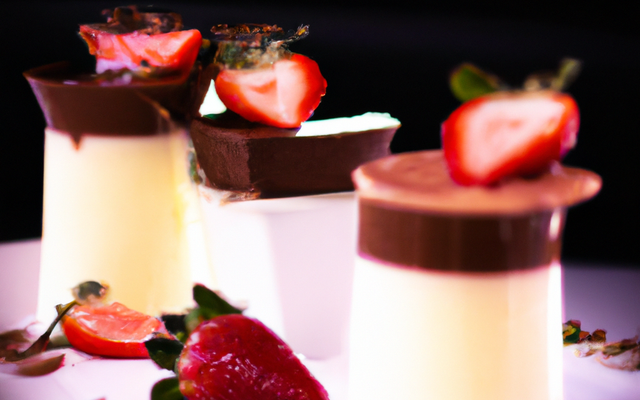 Mousse chocolat blanc et fraises