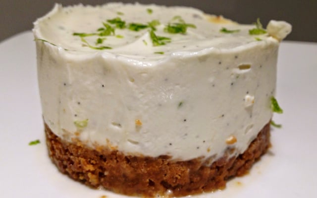 Cheesecake vanille-citron vert
