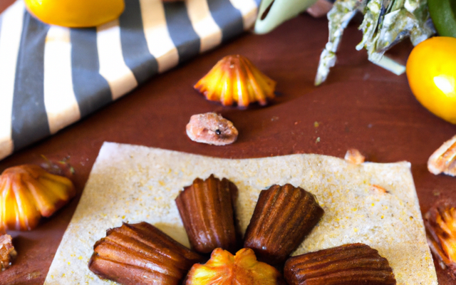 Madeleines au miel fleuri et cannelle
