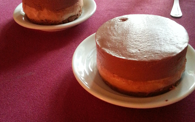 Bûche glacée aux 3 chocolats