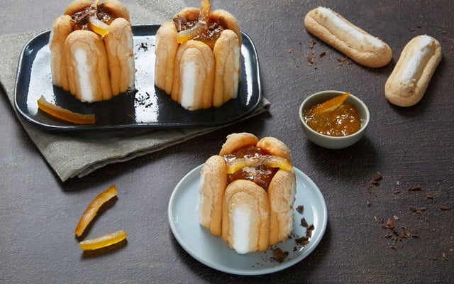 Charlottines chocolat-orange