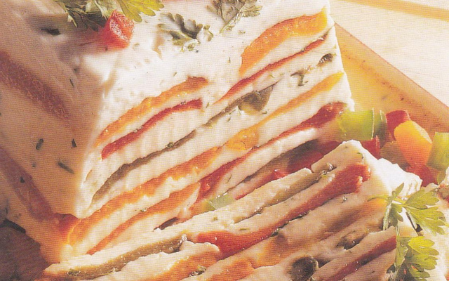 Terrine de poivrons à la brousse