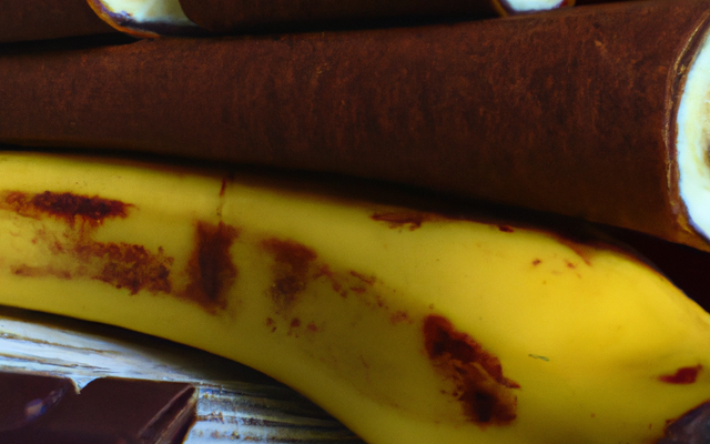 Cigare de banane chocolat