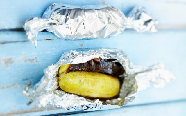 Bananes chocolat au barbecue