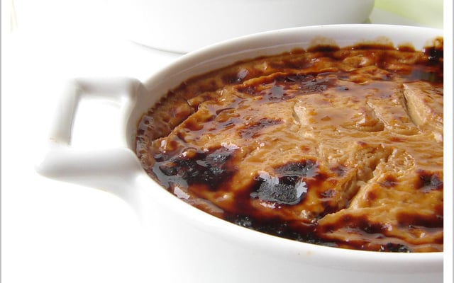 Crème brulée au café sans œuf