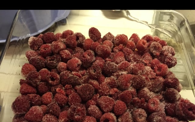 Tiramisu aux framboises