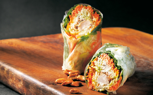 Roll'cahouète de poulet