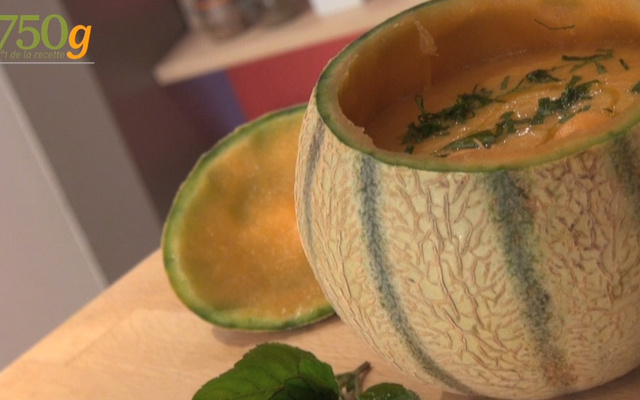 Gaspacho de melon au Sauternes