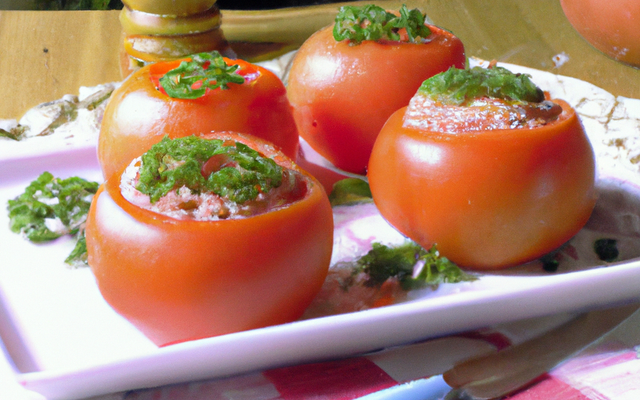 Tomates farcies à l'espagno-bretonne