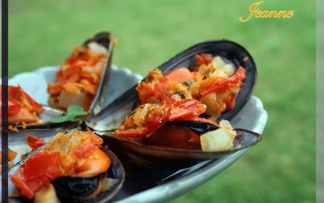 Moules farcies rapide