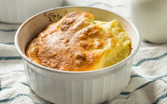 Soufflé jambon - fromage
