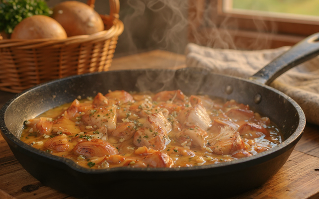 Poêlée de sanguins de retour des bois