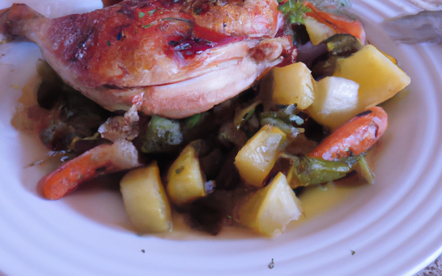 Chapon à la bressane