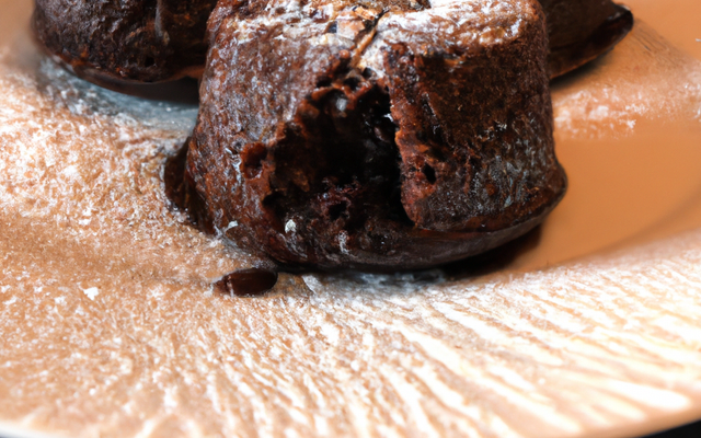 Fondant au chocolat croustillant et coulant