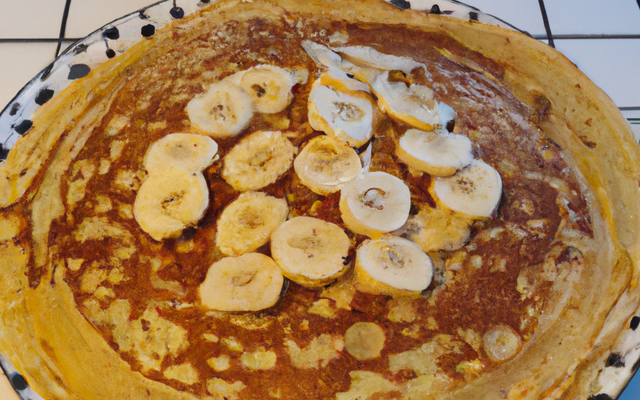 Brouillé de crêpes à la banane et au grand marnier