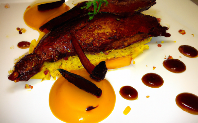 Canard sauce coca, miel