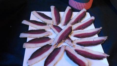 Magret séché aux herbes