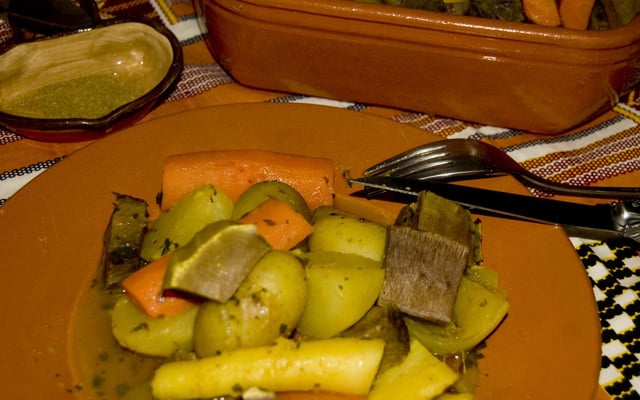 Tajine de langue aux panais