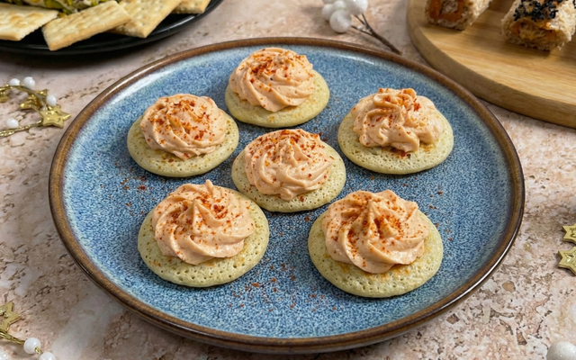 Toasts à la mousse de saumon fumé