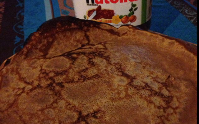 Pâte à crêpes au Nutella